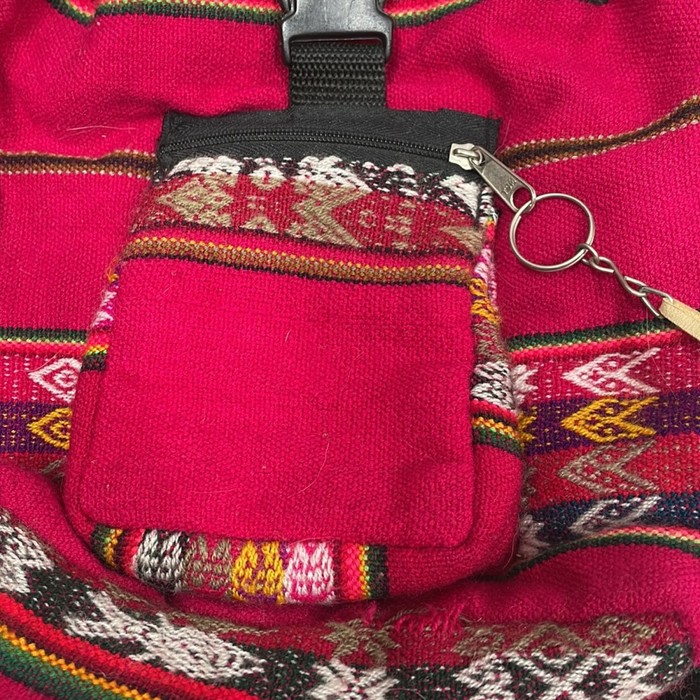 Peruvian Mini colorful Backpack - Picture 2 of 8